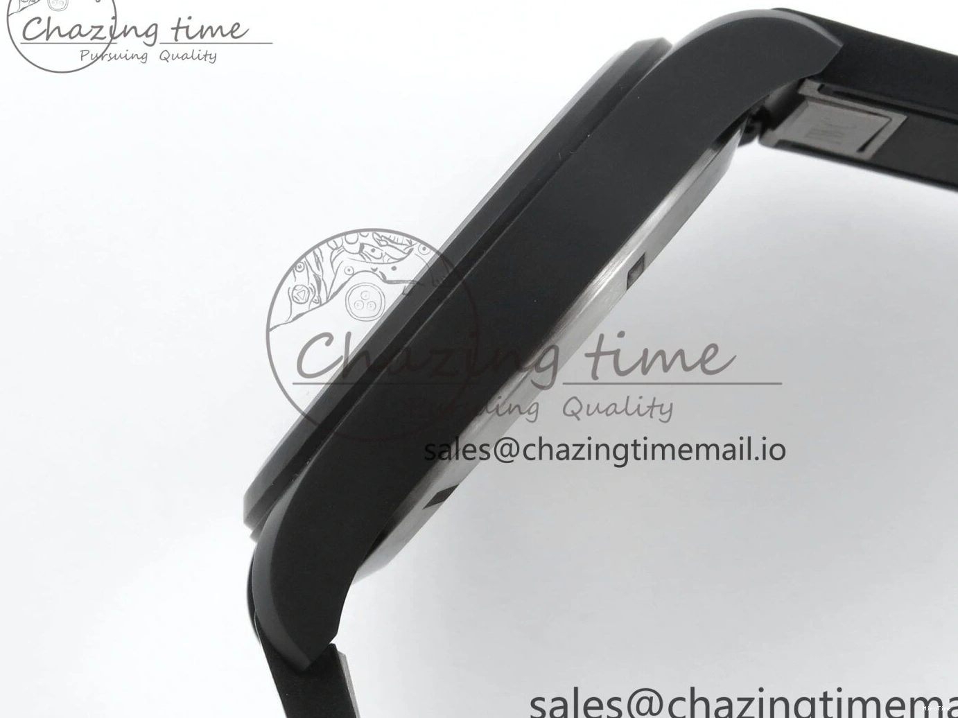 MIROTIME 0317 Pilot Top Gun IW326901 M+F 1:1 Best Edition Black Dial on Black Rubber Strap A SportInspired 6999